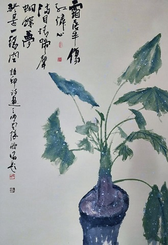 一窗葱绿